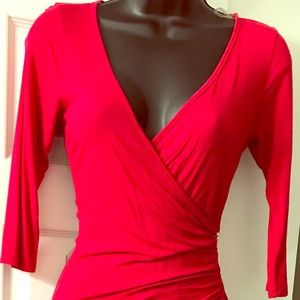 Sexy Red Zipper Dress